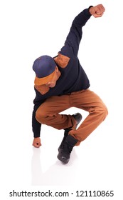 African American Dancer Hip Hop  Isolated