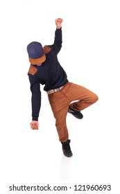 African American Dancer Hip Hop  Isolated