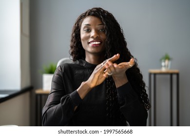 African American Deaf Sign Language Teacher Employee