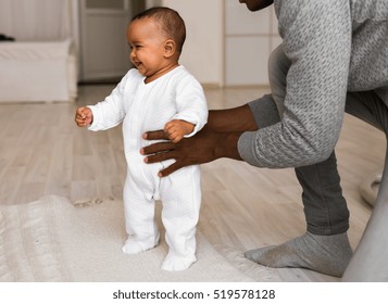 African American Father And Baby Boy