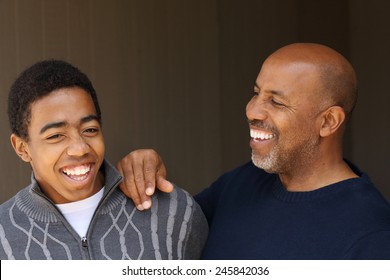 African American Father And Son