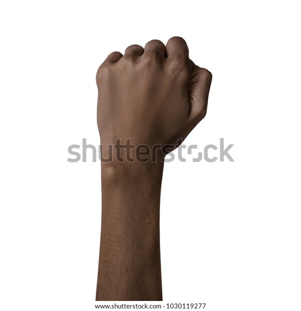 African American Female Black Hand Fist Stock Photo Edit Now 1030119277