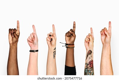 African american hand gesture isolated - Shutterstock ID 2075477716