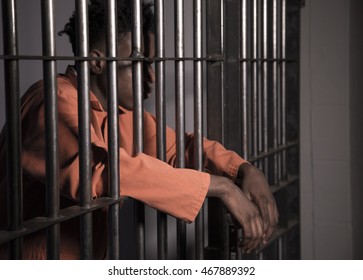 African American Inmate In Prison