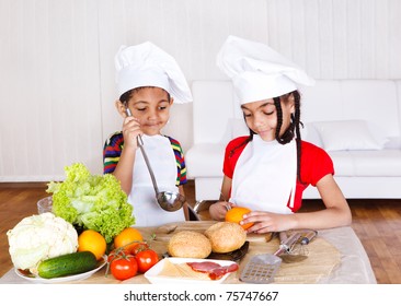 African American Kids Cooking