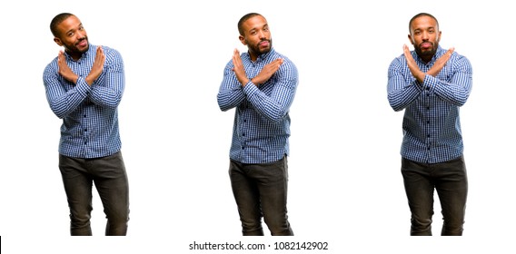 1,123 Black man saying no Images, Stock Photos & Vectors | Shutterstock