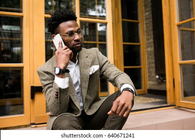 African American Man Suit Stock Photo (Edit Now) 640671193