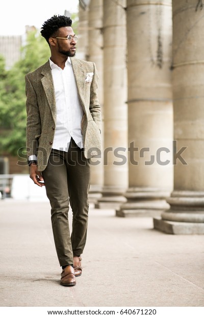 African American Man Suit Stock Photo (Edit Now) 640671220