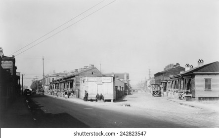 African American Quarter In Savannah, Georgia. 1935 Photo By Walker Evans.