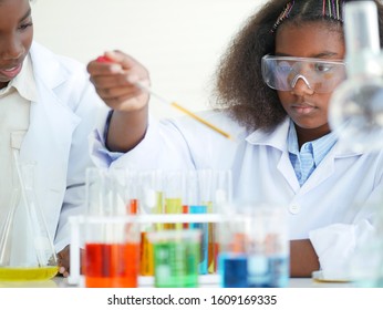 African American Teenagers Is Intending To Test Science In A Lap Room.