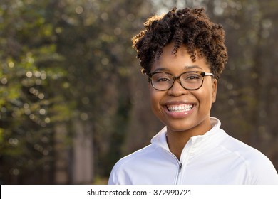 African American Woman Smiling