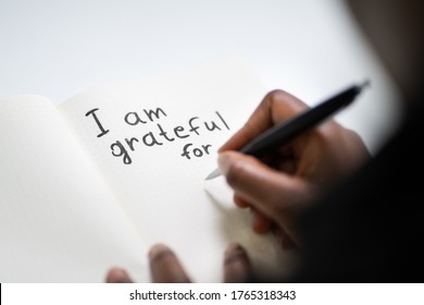 African American Women Writing In Gratitude Journal - Shutterstock ID 1765318343