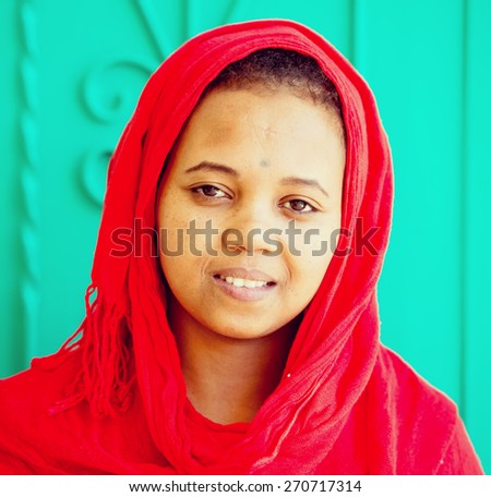 African Arabian girl