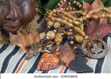 African artifacts and jewelry from Cameroon, juju powers and black magic, private collection in Belgrade, 28.10.2019