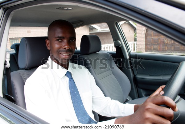 african businessman\
driver