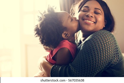 African Descent Family House Home Resting Living - Shutterstock ID 567035638
