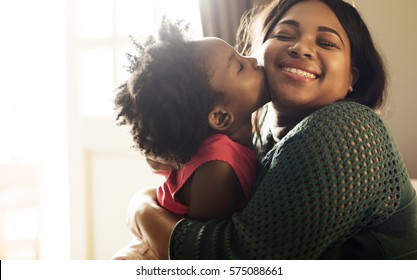 African Descent Family House Home Resting Living - Shutterstock ID 575088661