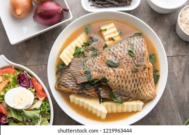 African Food Nigerian Fish Dish Meal Soup