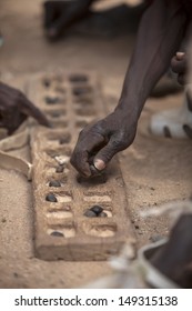 African Game Of Bao Or Mancala