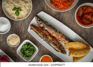 African Grilled Fish Cuisne Nigerian Food Grilled Fish Dish
