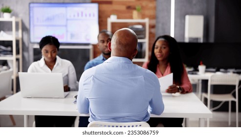 African Group Job Employment Interview And Recruitment - Powered by Shutterstock