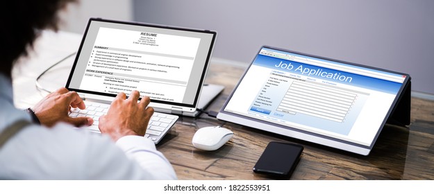 African Job Applicant Sending Resume Or CV Online