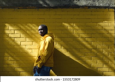 African Male Immigrant Looks At Camera With Serious Expression