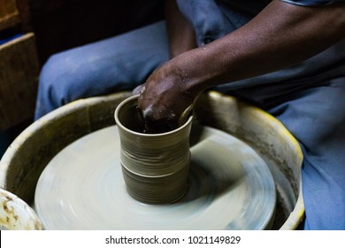 African Pottery Factory - Making A Cup In Nairobi