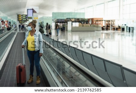 Similar – Fahrsteig in einem Flughafen.