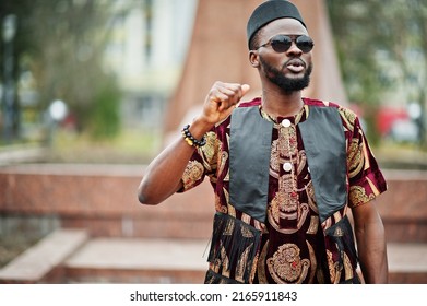 African Stylish Handsome Man Traditional Outfit Stock Photo 2165911843 ...