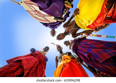 African tribe. Maasai