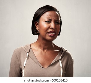 African Woman Incomprehension