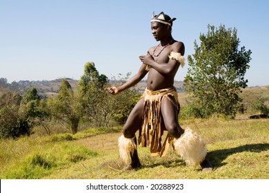 african zulu dancer