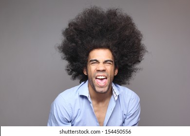 Afro Hair Man Images Stock Photos Vectors Shutterstock