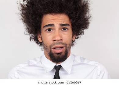 afro man