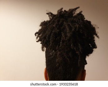 Afro Puff On Natural Afro Hair