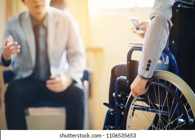 After Car Accident And Rehabilitation, A Businessman Can Return To Work Again.The Company Which Employing Disable People Will Receive Tax Deductions Benefits.