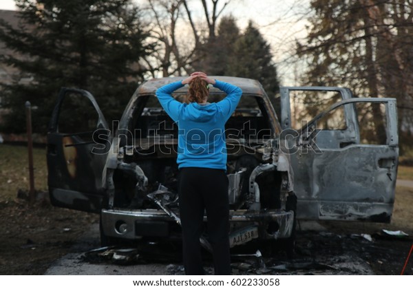 After a Car\
Explosion