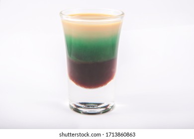 After Eight Layering Drinks And Shot