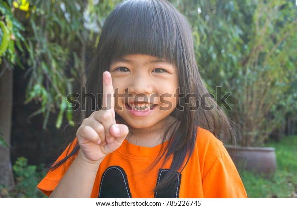 After Haircut 4 Years Old Asian Education Stock Image