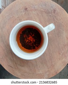 Afternoon Enjoying A Cup Of Warm Tea On The Front Porch