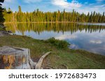 Afternoon at Manzanita Lake, Lassen Volcanic Park