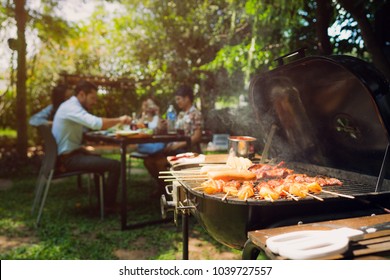 Afternoon Party, barbecue and roast pork 