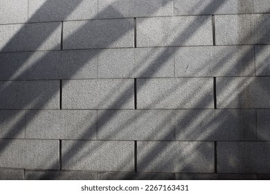 Afternoon sun shines on the wall. - Shutterstock ID 2267163431