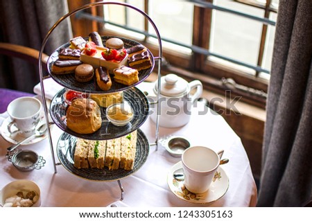 Afternoon Tea Stand with Sweet Treats