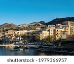 Afternoon view of the beautiful Lake Las Vegas area at Nevada