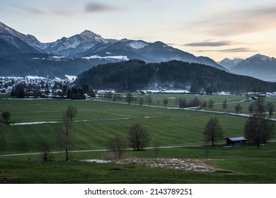 Afternoon View Over The Chiemgau Alps