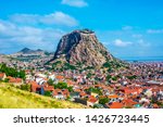 Afyon Castle and Afyon City view from Hidirlik Hill 