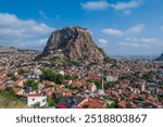 Afyon Castle and Afyon City view from Hidirlik Hill 