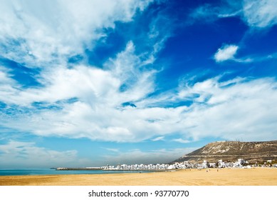 Agadir Sand Beach, Morocco